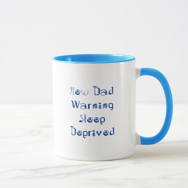 New DadWarning Sleep Deprived Mug (Right)