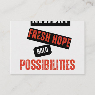 New Day. Fresh Hope. Bold Possibilities. – Inspira Business Card
