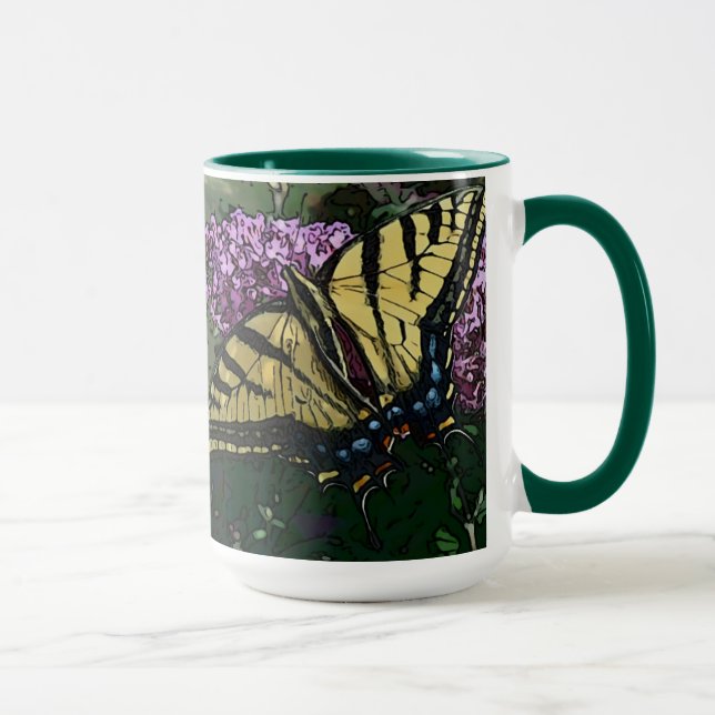 New Day Gardens Mug Swallowtail W (Right)