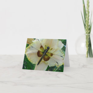 New Day Gardens Notecard-Dragonfly & Daylily Card