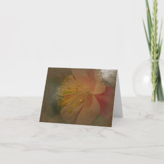New Day Gardens Notecards- Red Columbine close A Card