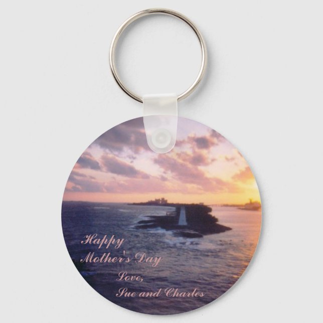 New Day Personalized Keychain (Front)