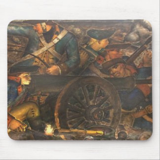 "New Deal" WPA Art Deco Mouse pad