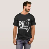 new DEF JAM RECORDINGS Logo Classic Rap Hip Hop Me T-Shirt | Zazzle