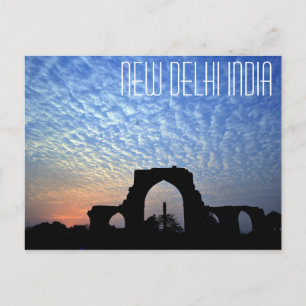 New Delhi India Iron Pillar postcard