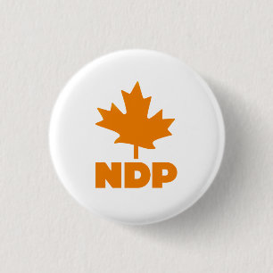 New Democratic Party of Canada Pinback Button