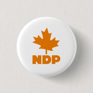 New Democratic Party of Canada Pinback Button