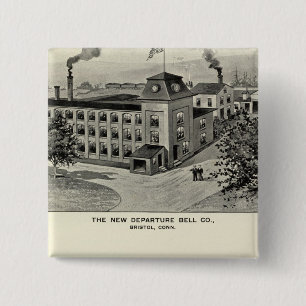 New Departure Bell Co, Miller Bros Cutlery Co Pinback Button