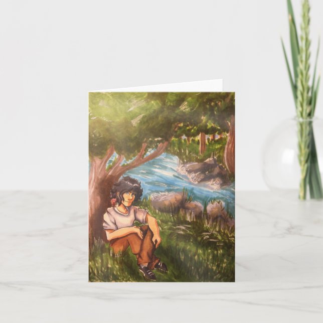 New design! 2016 notecard by Mitzvahdigs (Front)