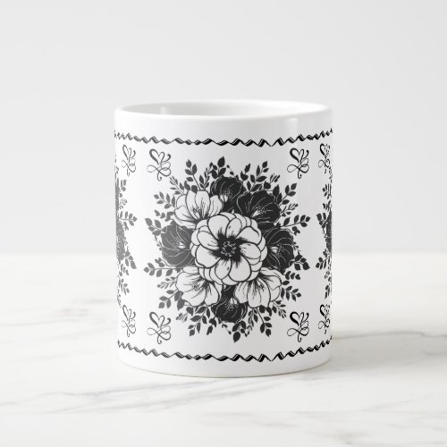 New Design Ebony Bloom Coffee Mug