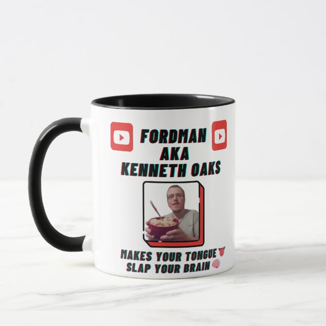 New Design "Makes Your Tongue Slap Your Brain" Mug (Left)
