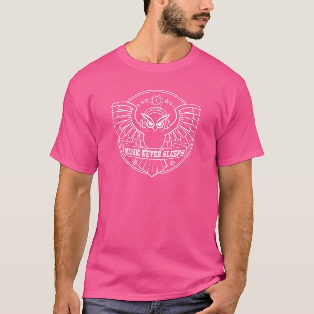 New Design MUSIC NEVER SLEEPS ZIP UP Best Seller g T-Shirt (Front)