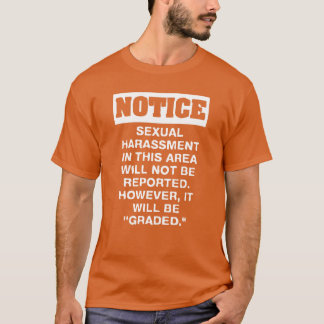 New Design Seual Harassment Notice Best Seller vin T-Shirt