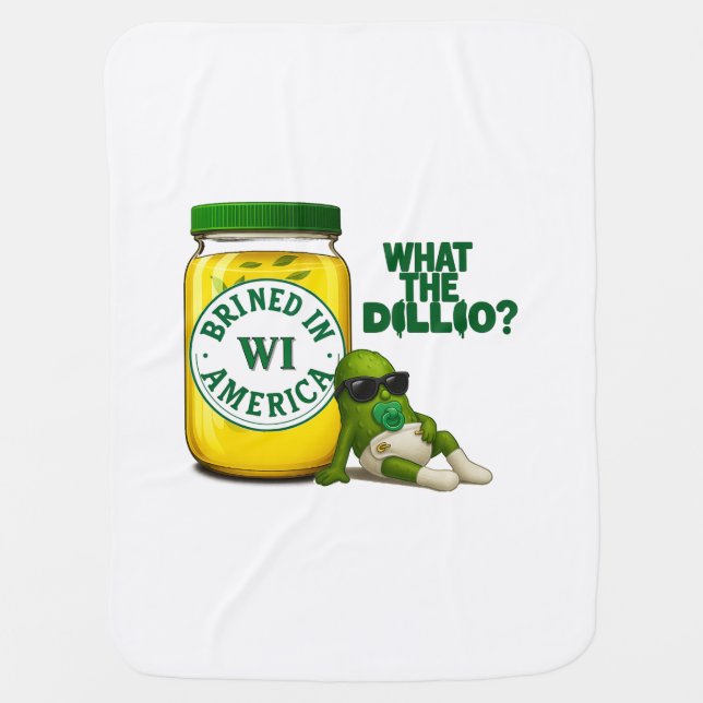 New Dillivery in Town Baby Boy Blanket (Front)