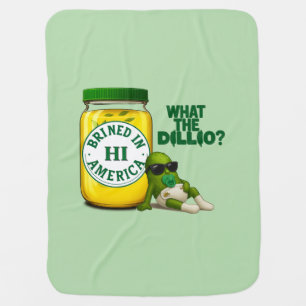 New Dillivery in Town Baby Boy Blanket