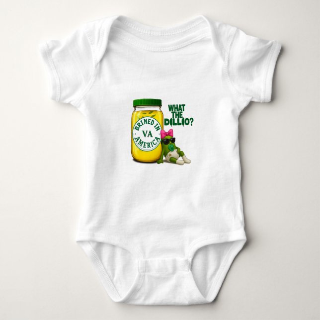 New Dillivery in Town Baby Girl Bodysuit (Front)