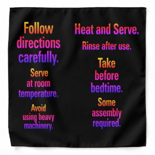 New Directions Rainbow Bandana