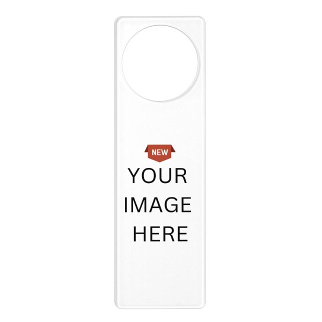NEW! Door Hanger - Premium Acrylic - Custom (Front)