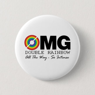 new double rainbow t shirt omg what does it mean? button