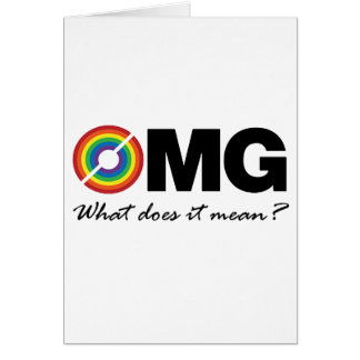 new double rainbow t shirt omg what does it mean? cards