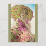 New Dress and Parasol Postcard