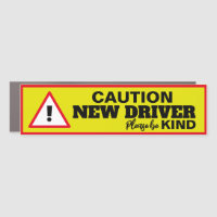 New Driver Bumper Magnet "Please be Kind"