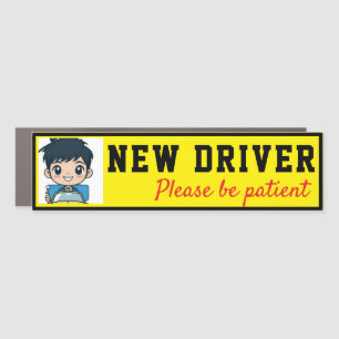 New Driver Bumper Magnet "Please be Patient"