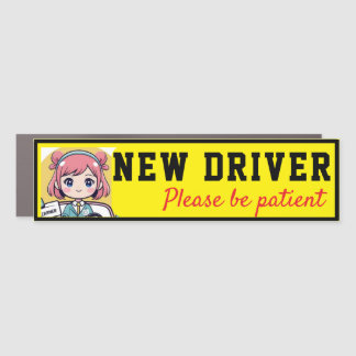 New Driver Bumper Magnet "Please be Patient"