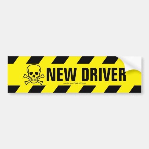 New Driver Bumper Sticker