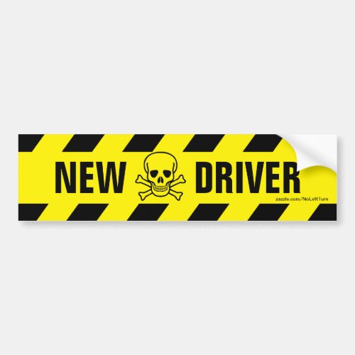 New Driver Bumper Sticker