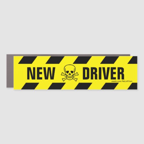 New Driver Car Magnet