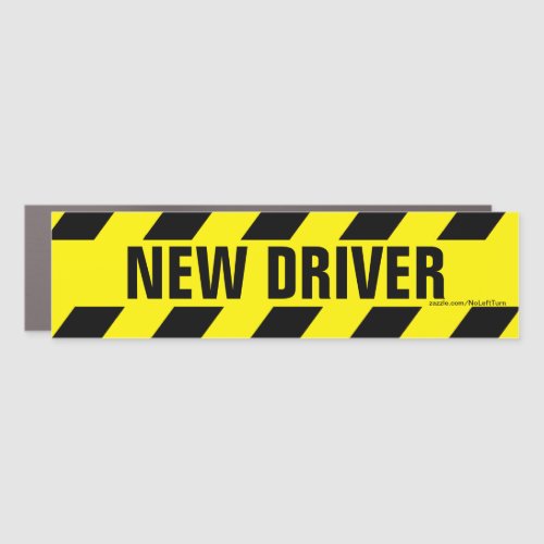 New Driver Car Magnet