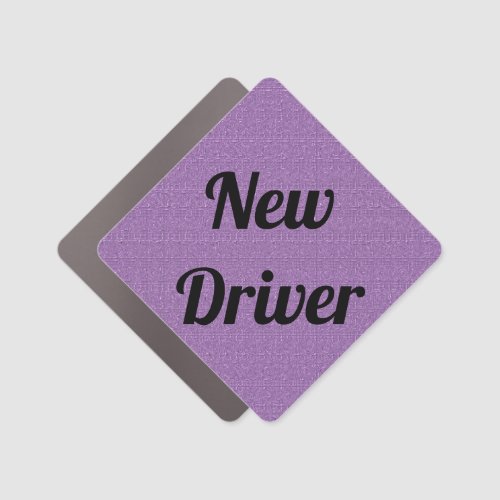 New Driver Car Magnet