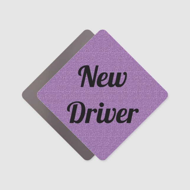 New Driver Car Magnet (Front)