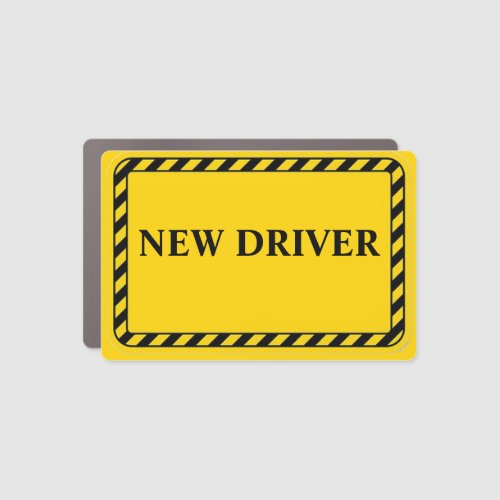 New Driver Car Magnet