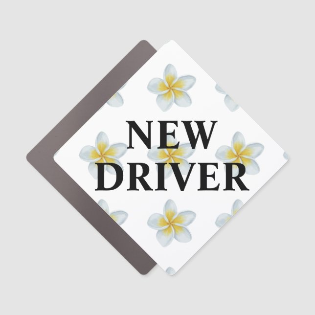 New Driver Car Magnet (Front)