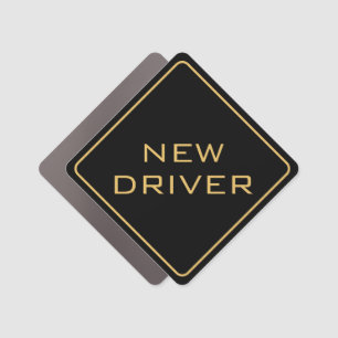 New Driver Car Magnet Safety Alert Vehicle Sign