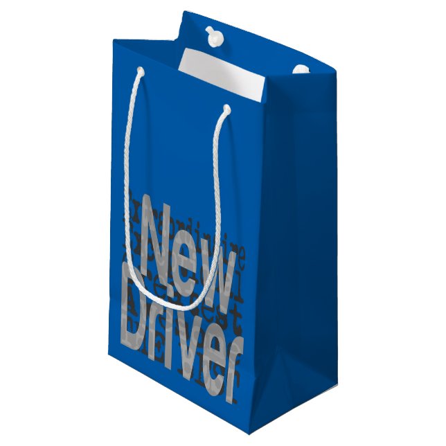 New Driver Extraordinaire Small Gift Bag (Front Angled)