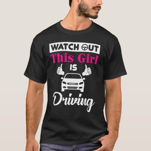 New Driver  Funny  For Teen Girls And Boys Student T_Shirt