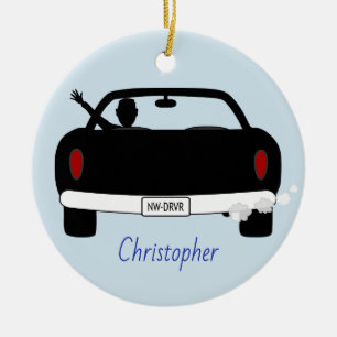 New Driver Male Personalized Ceramic Ornament