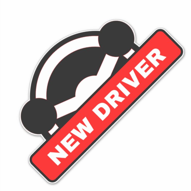 New Driver Sticker for Cars & Trucks & Buses (Front)