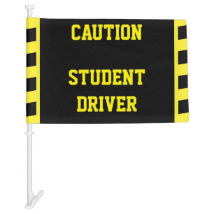 New Driver Warning Car Flag