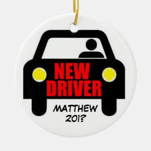 New Drivers License Keepsake Ceramic Ornament
