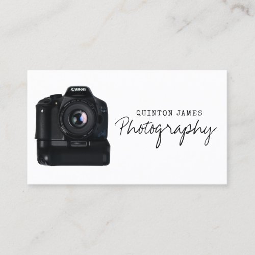 New DSLR Camera Photography Business Card