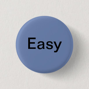 New Easy Crazy Cool Simple Style Funny One Life Button