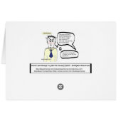New Economy - Cartoon Guy - Card (Back Horizontal)