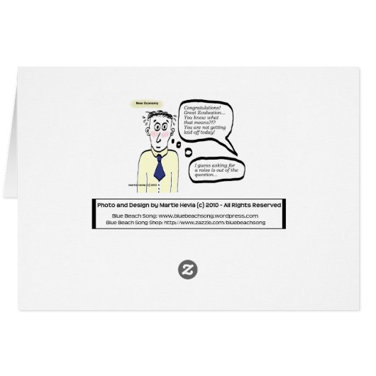 New Economy - Cartoon Guy - Card (Back Horizontal)