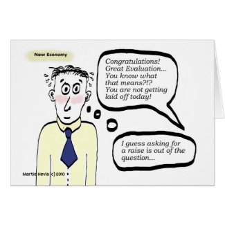 New Economy - Cartoon Guy - Card