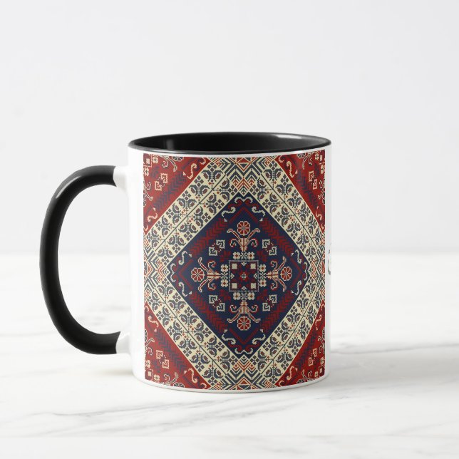 New Eid Mubarak tatreez design Mug (Left)