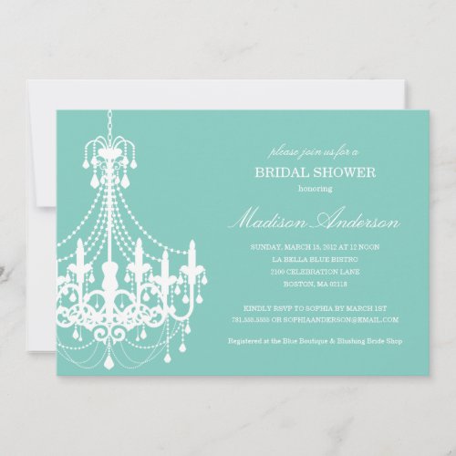 NEW ELEGANCE | BRIDAL SHOWER INVITATION